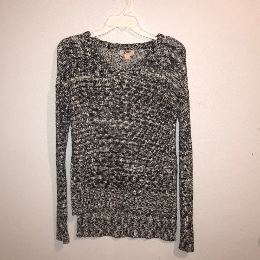 Hi-low knitted top